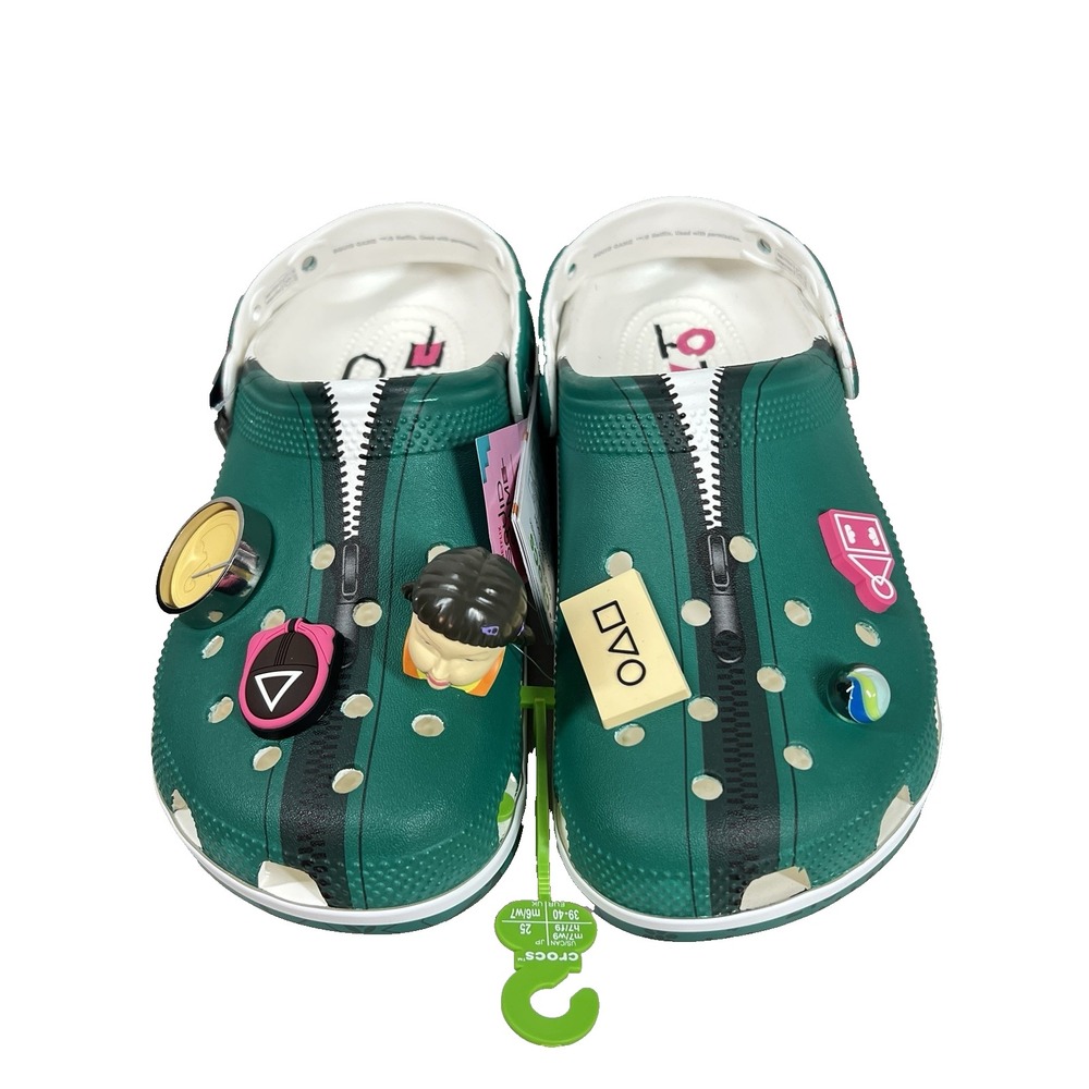 Crocs x Squid Game Classic Clog Mens 7 Women 9 Green Shoes Young-hee